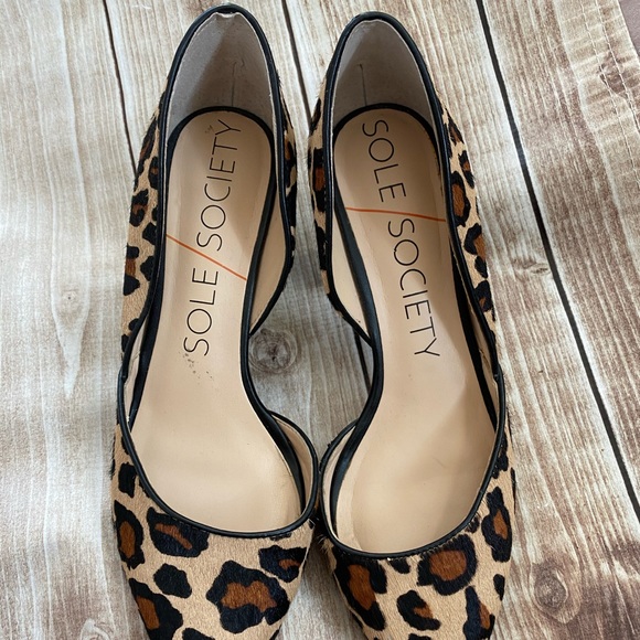 Sole Society | Shoes | Sole Society Leopard Print Dorsey Wedge | Poshmark